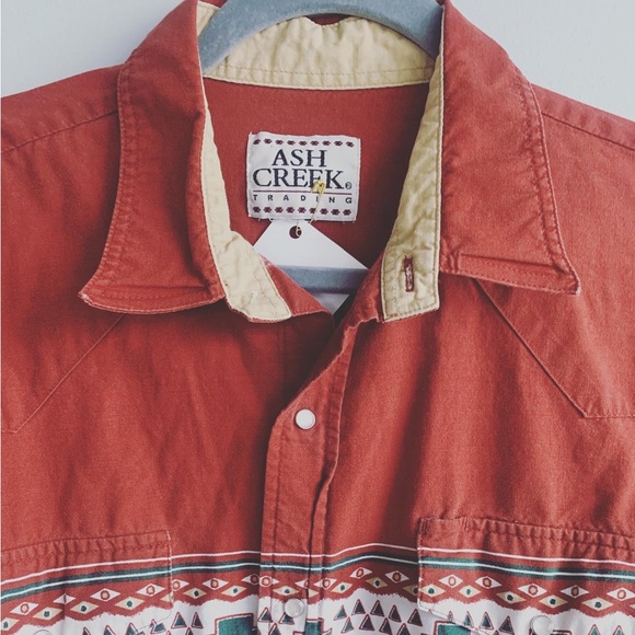 Vintage Ash Creek ~ Western ~ Snap Button Front - Picture 4 of 4